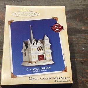 Hallmark Country Church Ornament 2002